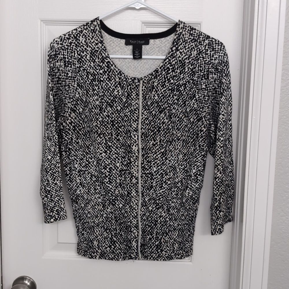 White House Black Marker sweater cardigan size M